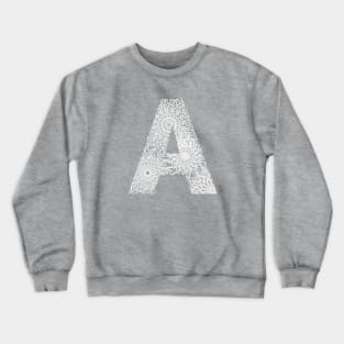 Letter A Crewneck Sweatshirt